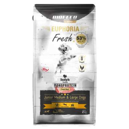 EUPHORIA Fresh JUNIOR Turkey MonoproteinM/L 2 kg