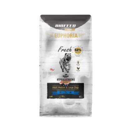 EUPHORIA Fresh HYPO Salmon Monoprotein M/L 12 kg