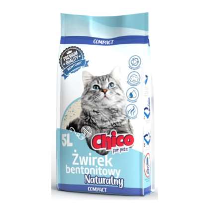 CHICO Żwirek Bentonitowy Compact Naturalny 5L