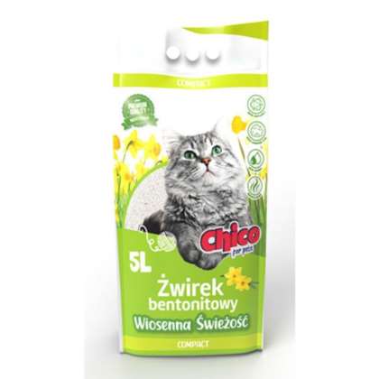 CHICO Żwirek Bentonitowy Wiosenna Świeżość 5L