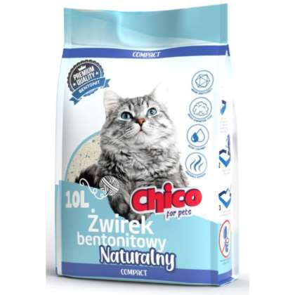CHICO Żwirek Bentonitowy Compact Naturalny 10L