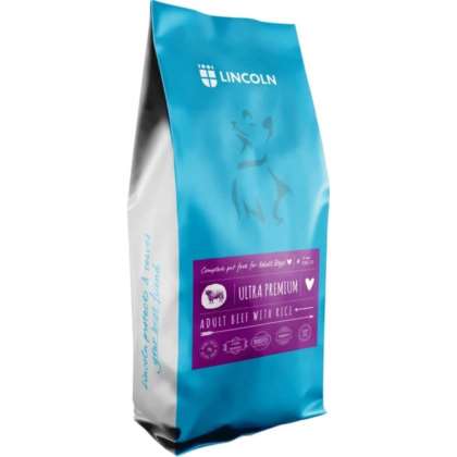 Lincoln Adult Large Beef with rice 12kg