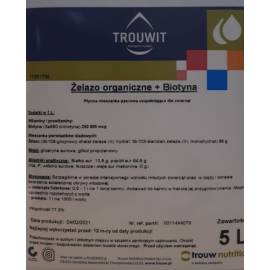 TROUWIT ŻELAZO ORGANICZNE + BIOTYNA 5L