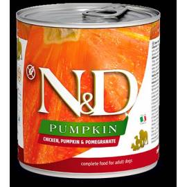 N&D Dog chicken&pump&pomegra 285 gr